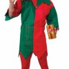 Christmas * | Rubies Elf Tunic Adult Costume Santa'S Helpers