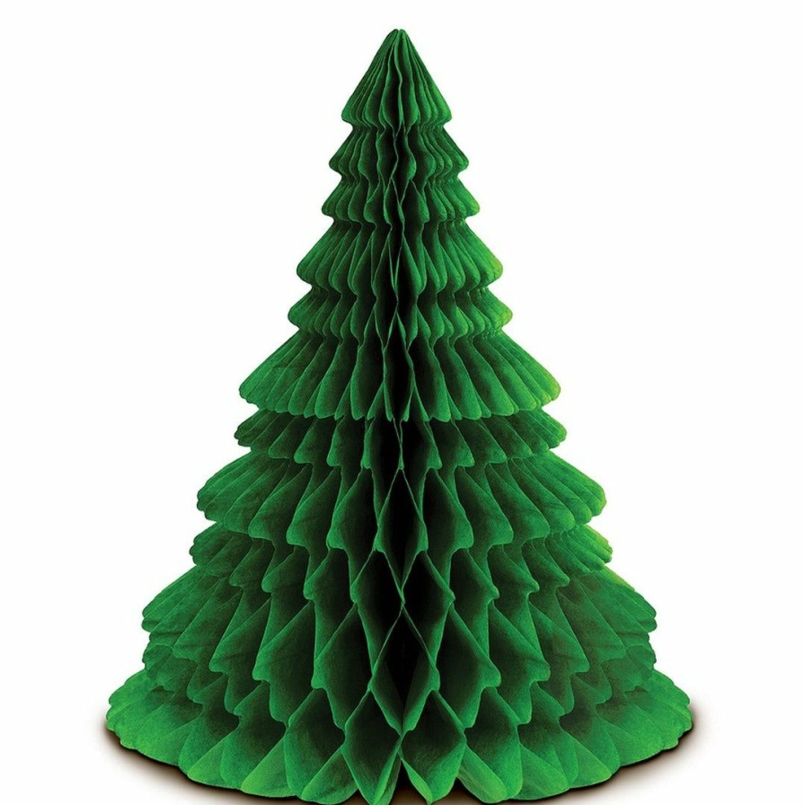 Christmas * | Beistle True Vintage Christmas Tree Art-Tissue Centerpiece Christmas Decorations