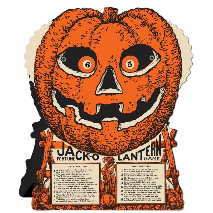 Halloween * | Beistle Beistle Vintage Halloween Vintage Halloween Jack-O-Lantern Wheel Game