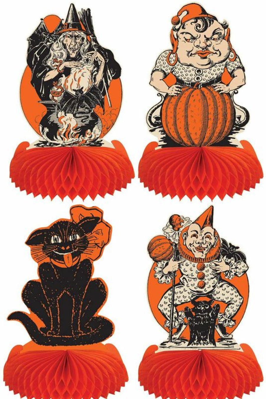 Halloween * | Halloween Tissue Centerpieces Vintage Beistle Beistle Vintage Halloween