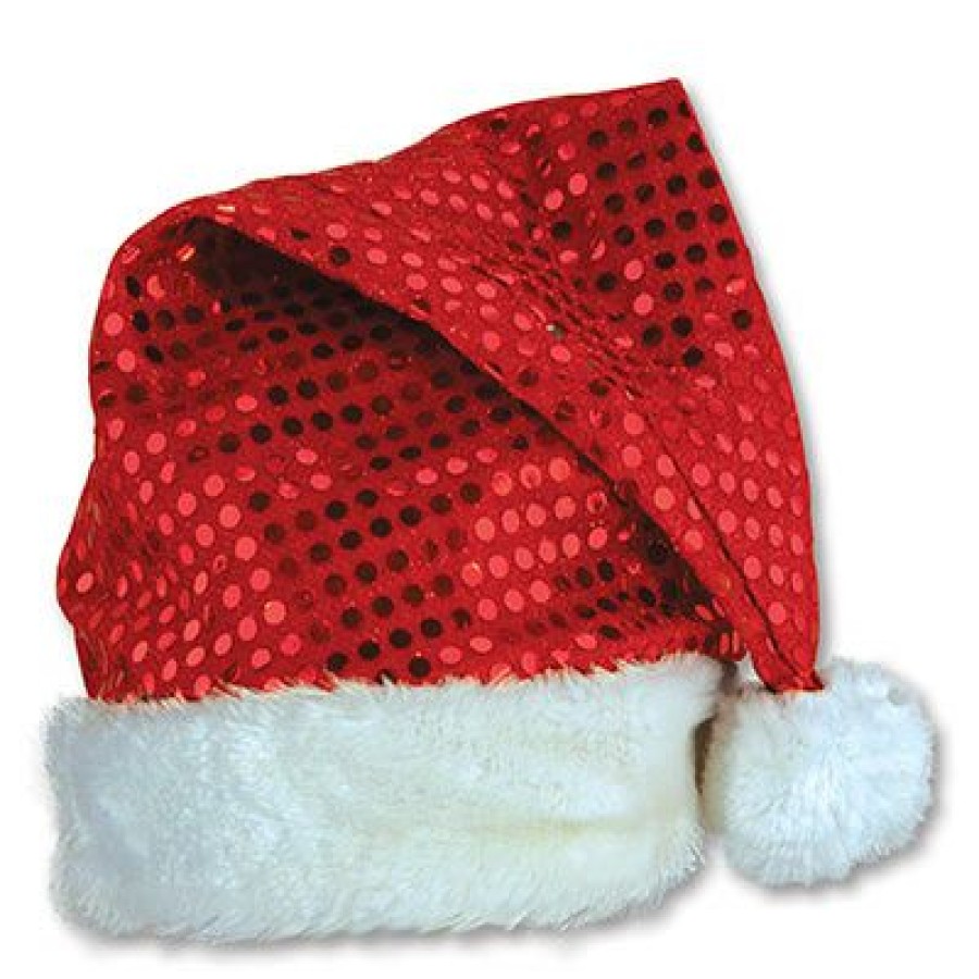 Christmas * | Beistle Sequin Dot Santa Hat