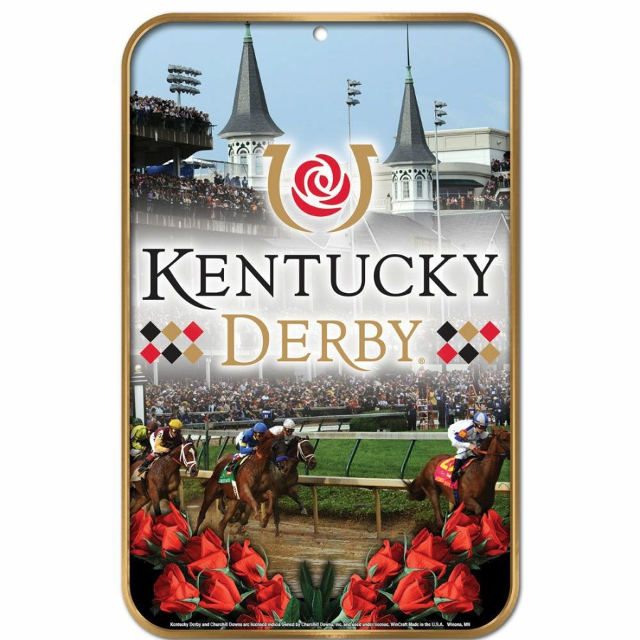 Derby * | Wincraft Kentucky Derby Icon 11 X 17 Plastic Sign Kentucky Derby Icon Merchandise