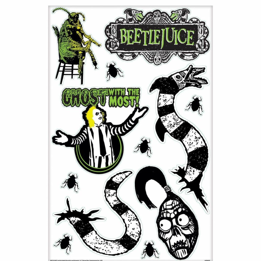 Halloween * | Amscan Beetlejuice Wall Grabbers