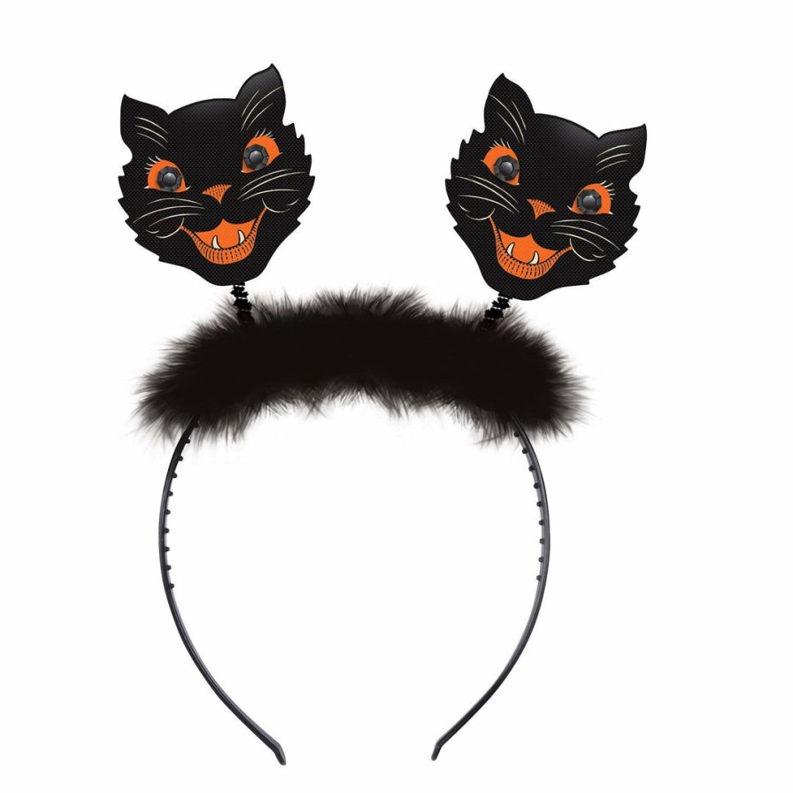 Halloween * | Beistle Vintage Halloween Cat Boppers