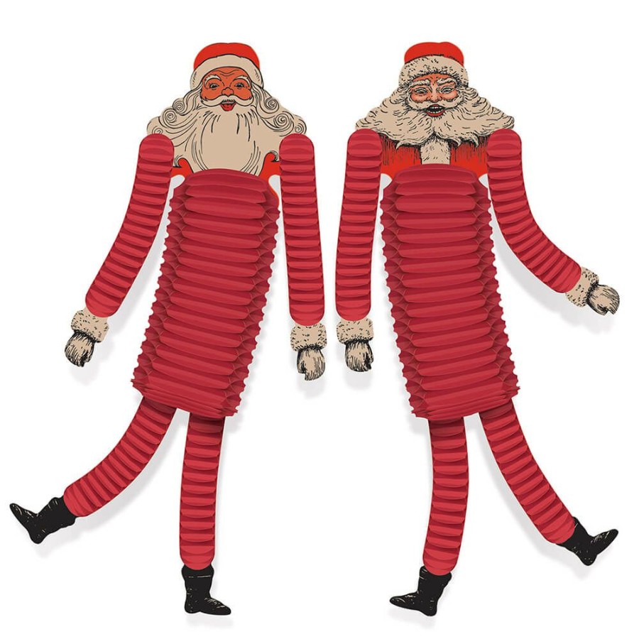 Christmas * | Beistle Vintage Christmas Santa Claus Tissue Dancers