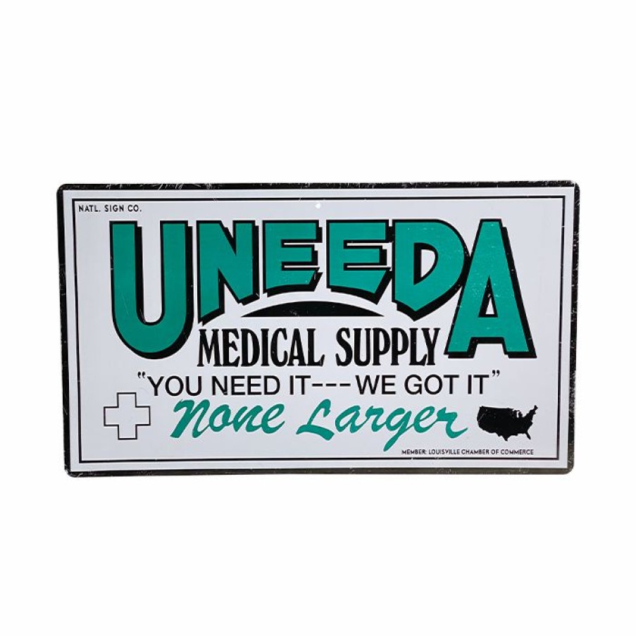 Halloween * | Trick Or Treat Studios Indoor Decor The Return Of The Living Dead Uneeda Medical Supply Sign