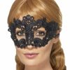 Mardi Gras * | Forum Novelties Half Mask Black Lace