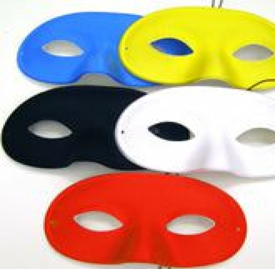 Mardi Gras * | Forum Novelties Half Masks Half Mask Domino Yellow