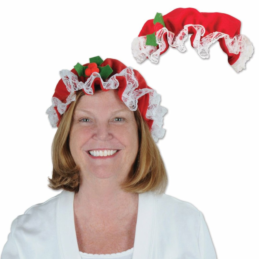 Christmas * | Beistle Mrs. Claus Hat Christmas Accessories