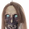 Halloween * | Morris Costumes Electronic And Animated Props Undead Cathy Hanging Head Animated Prop