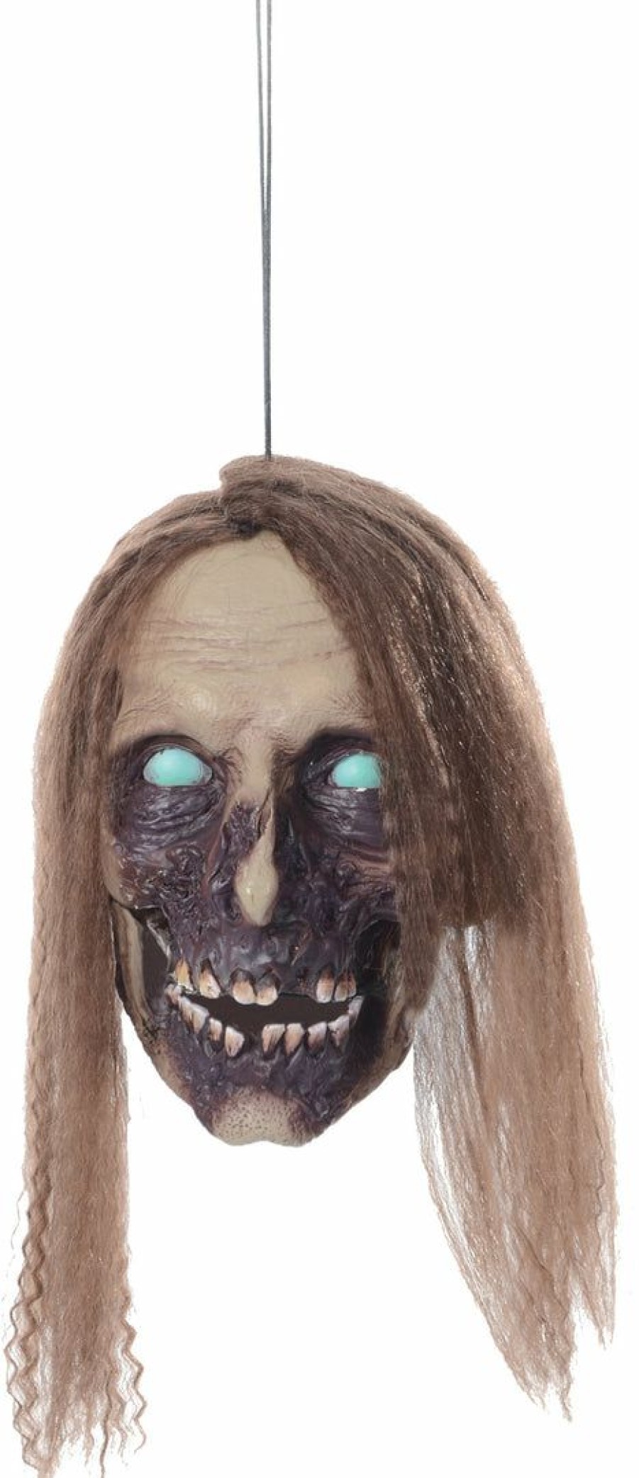 Halloween * | Morris Costumes Electronic And Animated Props Undead Cathy Hanging Head Animated Prop