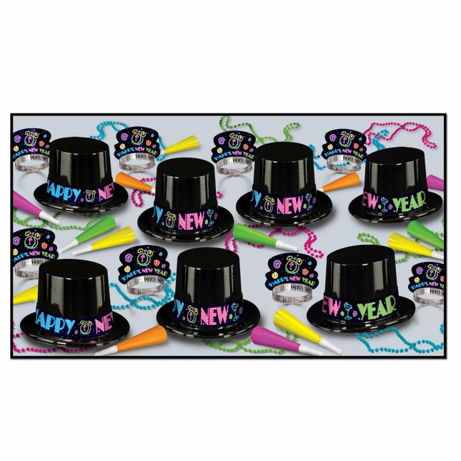 New Year * | Beistle Neon Party Assortment For 50 Party Assortments