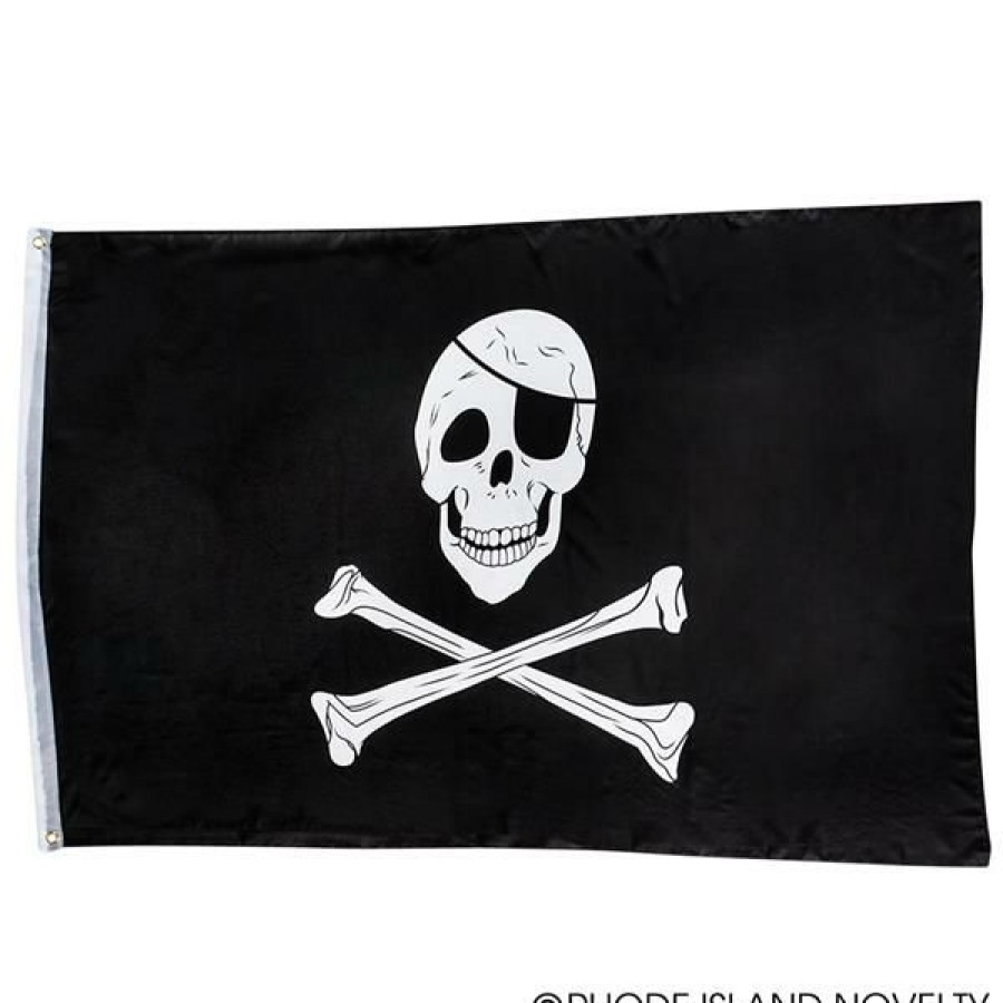 Halloween * | Rhode Island Novelty Party Supplies 3 X 5 Skull Flag