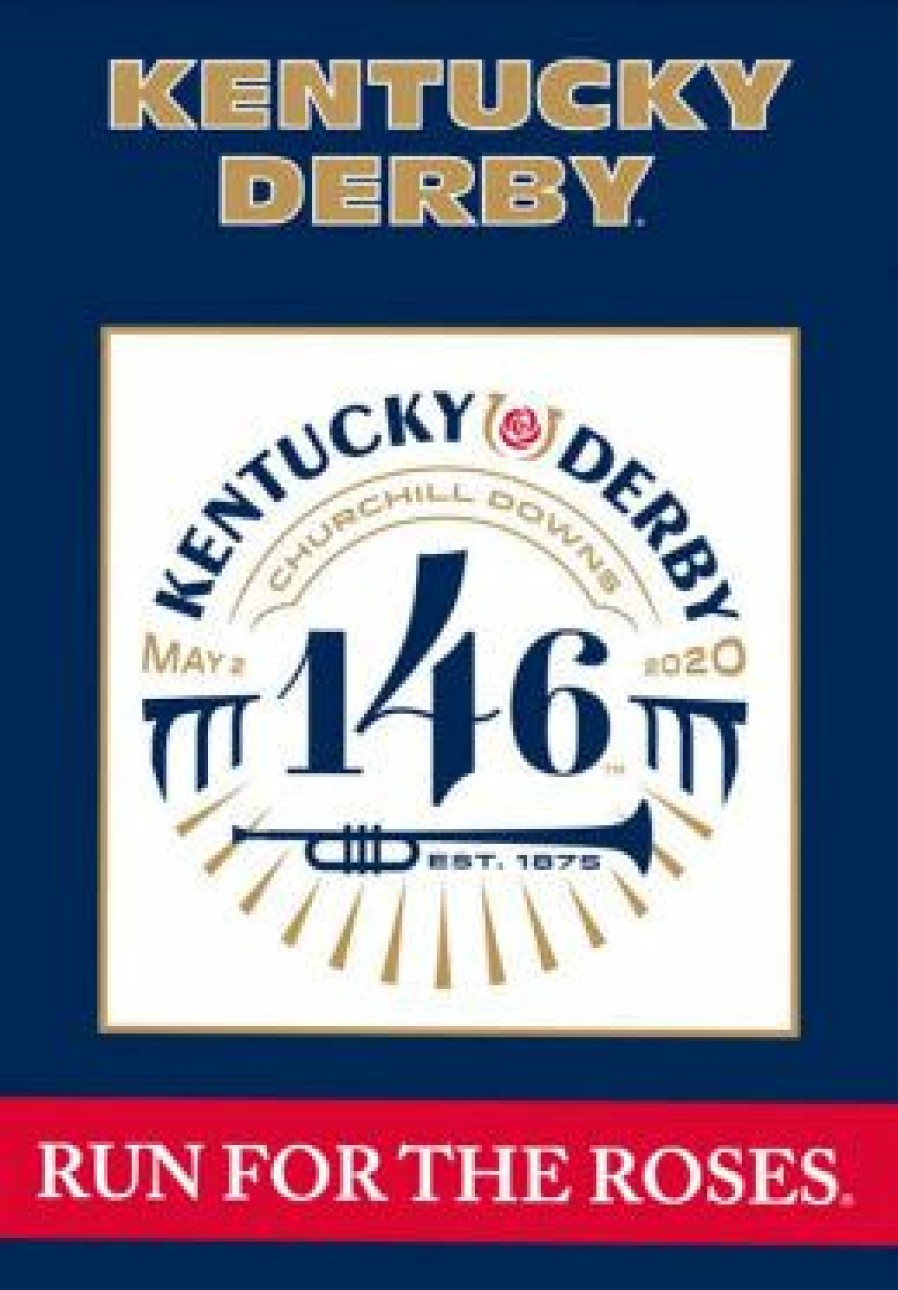 Derby * | Winning Streak 146Th Kentucky Derby Nylon Commemorative Flag Horse Racing Decor And Accessories