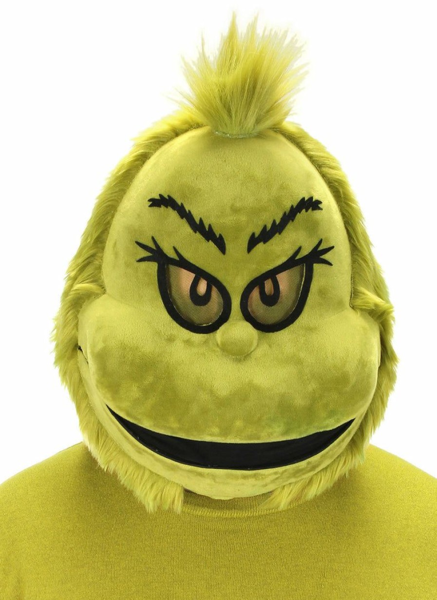 Christmas * | Elope Dr. Seuss' The Grinch Plush Moving Mouth Mask