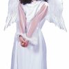 Christmas * | Fun World White Feather Angel Wings Biblical Accessories