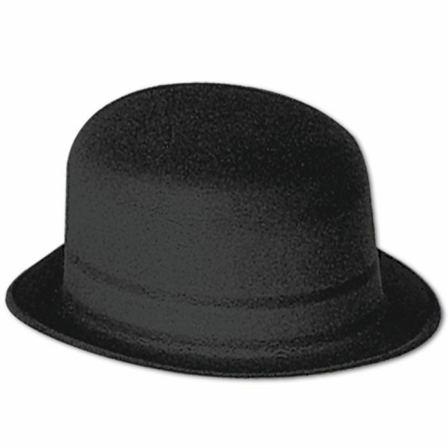 Derby * | Beistle Black Velour Derby Hat 148Th Kentucky Derby Merchandise