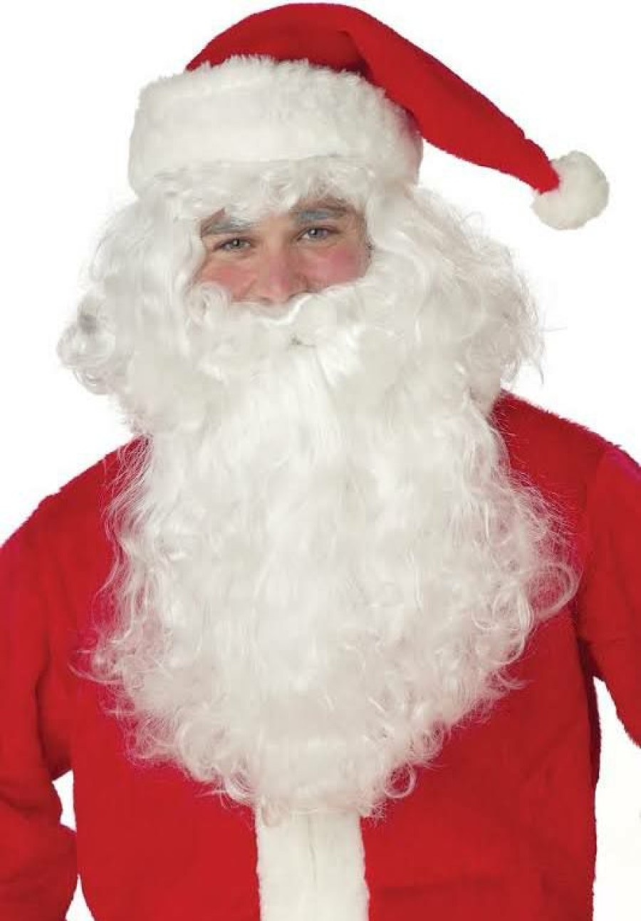 Christmas * | California Costume Economy Santa Claus Wig And Beard Set