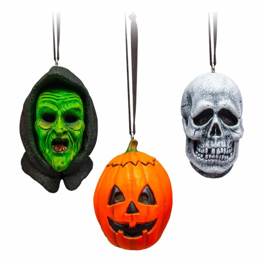 Christmas * | Trick Or Treat Studios Halloween Iii: Season Of The Witch Silver Shamrock Ornament 3-Pack Holiday Horrors Ornaments