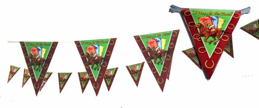 Derby * | Caufields A Day At The Races Pennant Banner