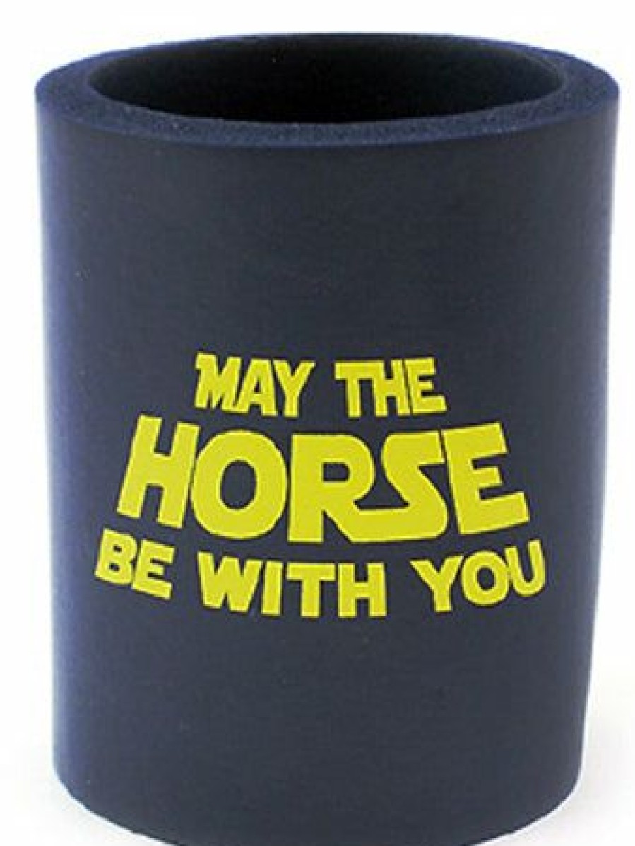 Derby * | A Taste Of Kentucky Derby Party Supplies May The Horse Be With You Can Koozie