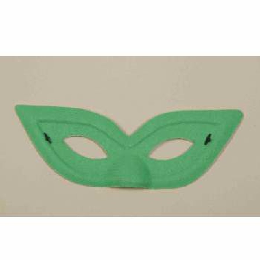 Mardi Gras * | Forum Novelties Half Mask Harlequin Green Half Masks