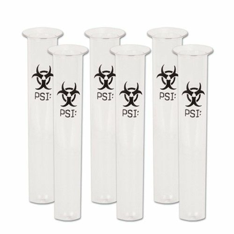 Halloween * | Beistle Psi Test Tube Shot Glasses 6 Pk Indoor Decor