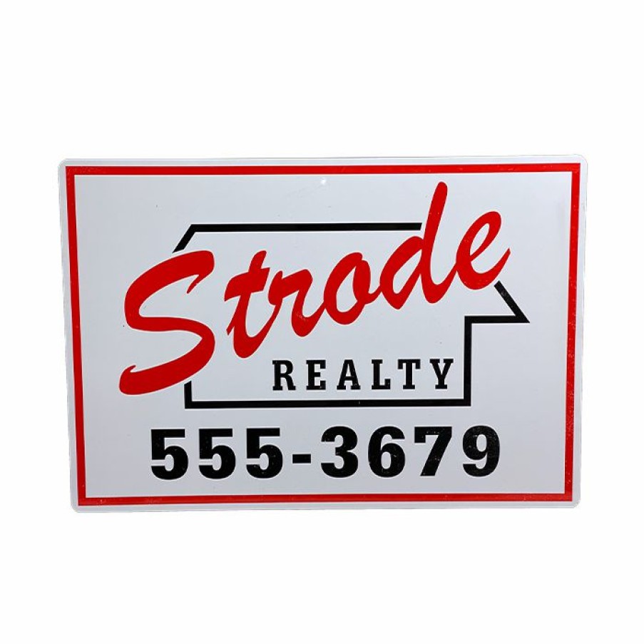 Halloween * | Trick Or Treat Studios Indoor Decor Halloween (1978) Strode Realty Metal Sign