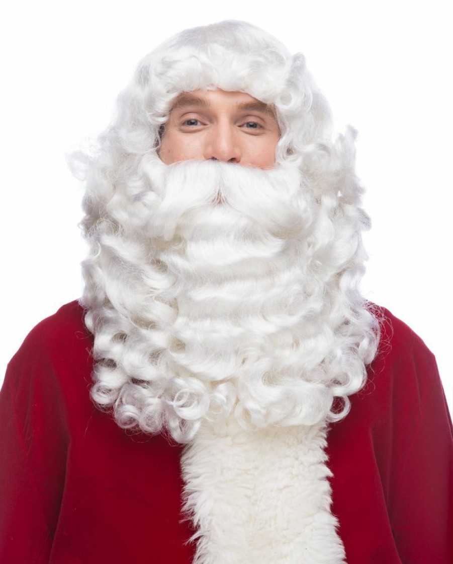 Christmas * | West Bay Professional Quality Teviron Santa Claus Wig And Beard Set Christmas Accessories