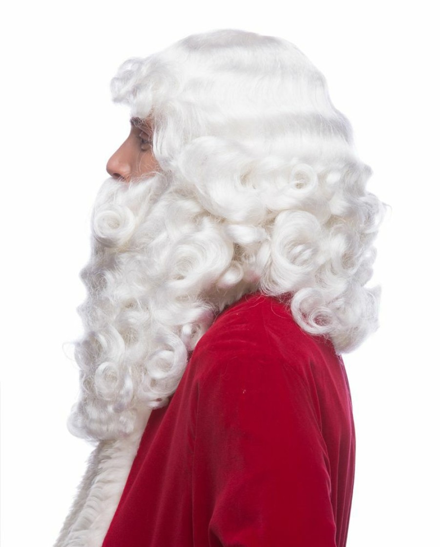 Christmas * | West Bay Professional Quality Teviron Santa Claus Wig And Beard Set Christmas Accessories