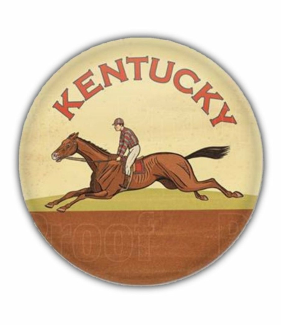 Derby * | Caufield'S Novelty Vintage Derby Kentucky Button