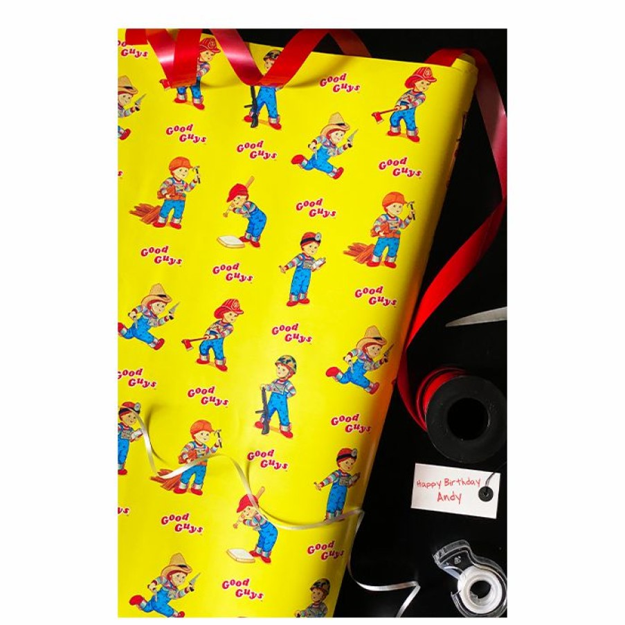 Halloween * | Trick Or Treat Studios Wrapped In Terror Wrapping Paper Child'S Play 2 Licensed Halloween Decor