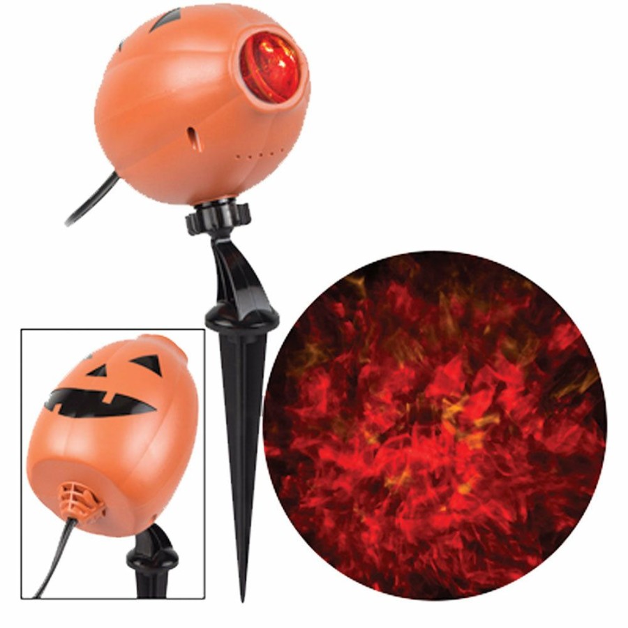 Halloween * | Morris Costumes Projection Spotlight Fire Blaze Indoor Decor