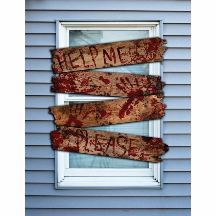 Halloween * | Fun World Haunted Window Boards