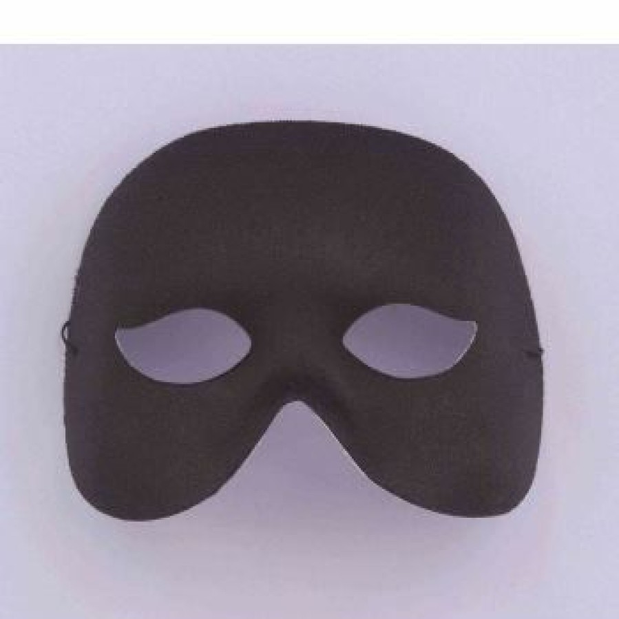 Mardi Gras * | Forum Novelties Half Masks Half Mask Cocktail Black