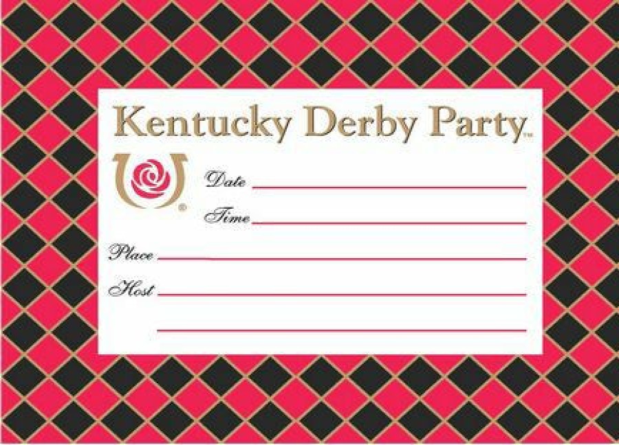 Derby * | Westrick Kentucky Derby Icon Party Invitations