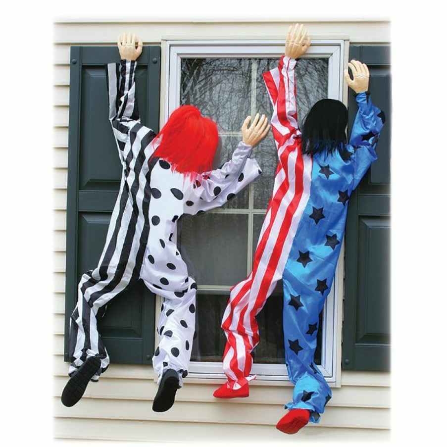 Halloween * | Fun World Haunting Props 5 Foot Creepy Climbing Clown