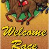 Derby * | Caufield'S Novelties A Day At The Races 30 X 60 Door Poster