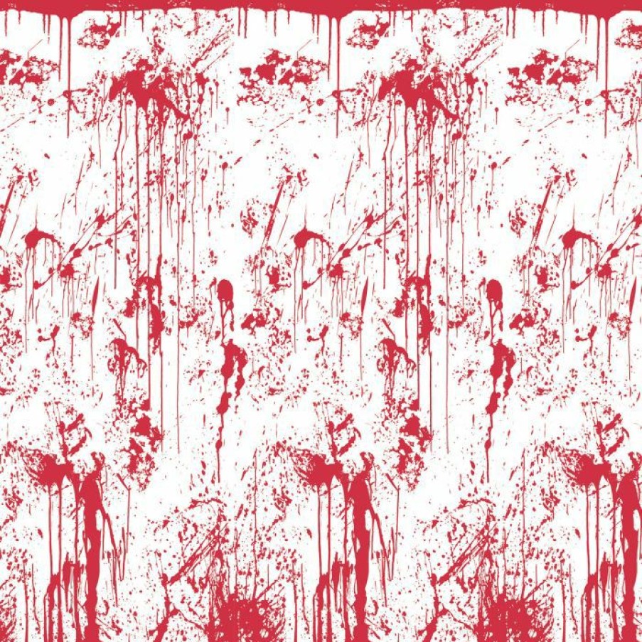 Halloween * | Beistle Bloody Wall Backdrop Indoor Decor