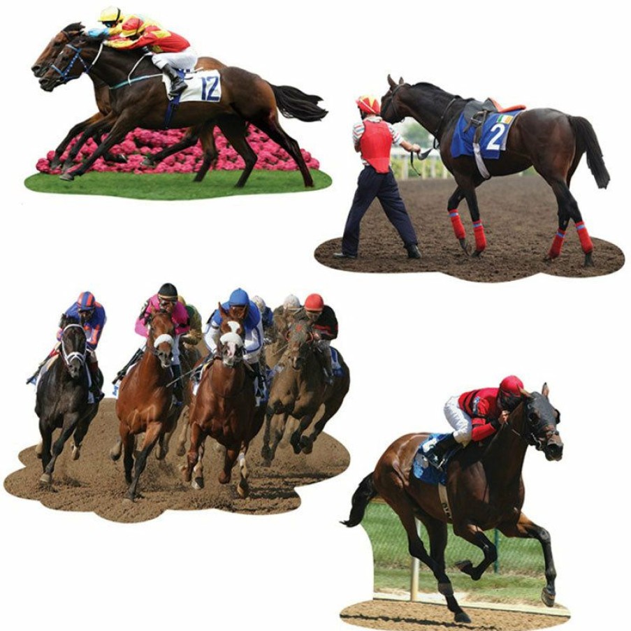 Derby * | Beistle Horse Racing Decor And Accessories Horse Racing Cutouts