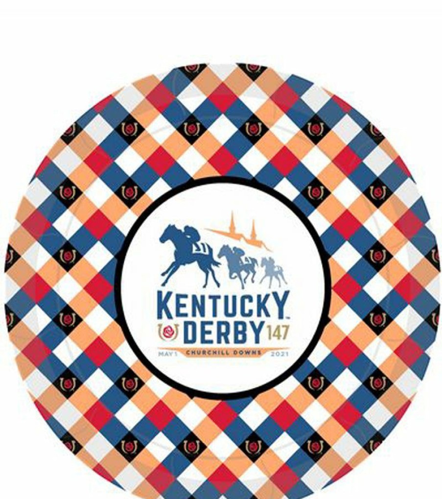 Derby * | Westrick Derby Party Supplies Kentucky Derby 147 7 Plates 8/Pkg