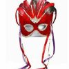 Mardi Gras * | Forum Novelties Venetian Mask Red Velvet Colombina