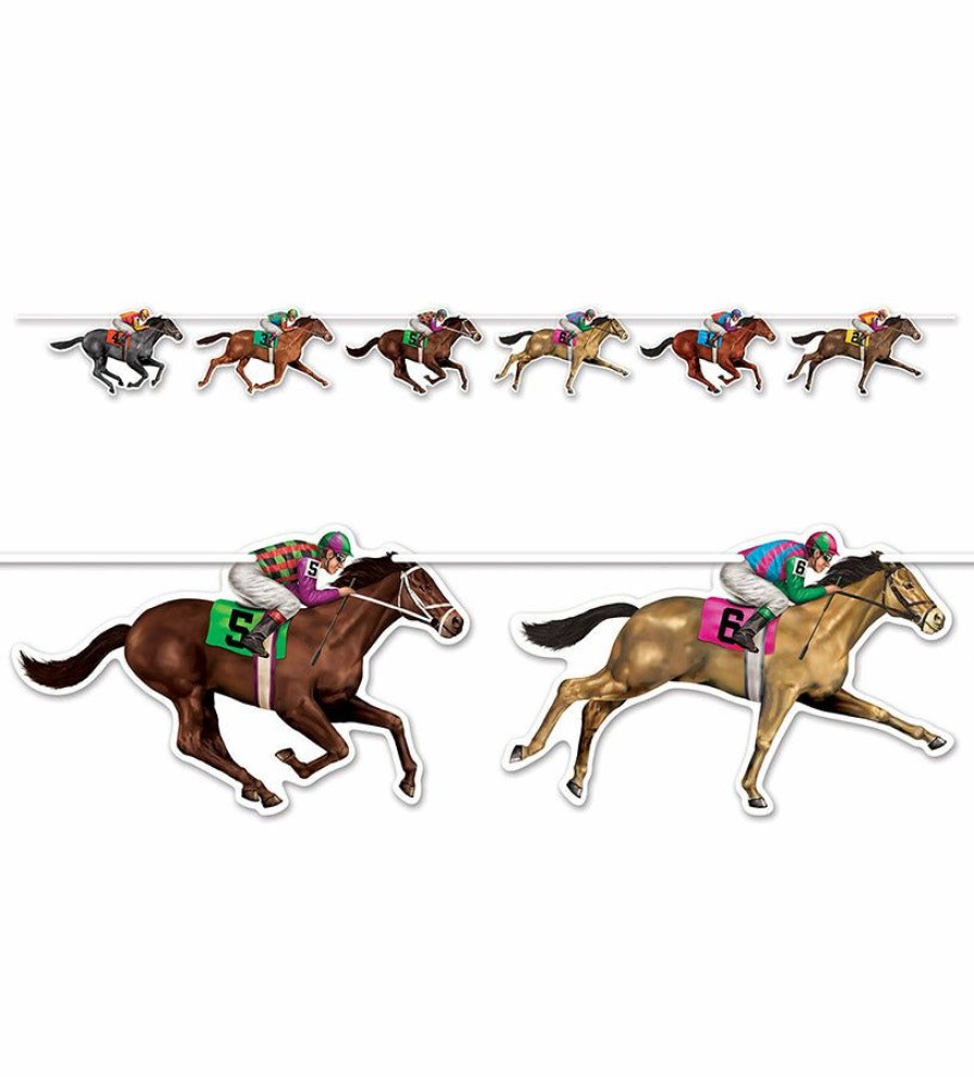 Derby * | Beistle Horse Racing Streamer Horse Racing Decor And Accessories