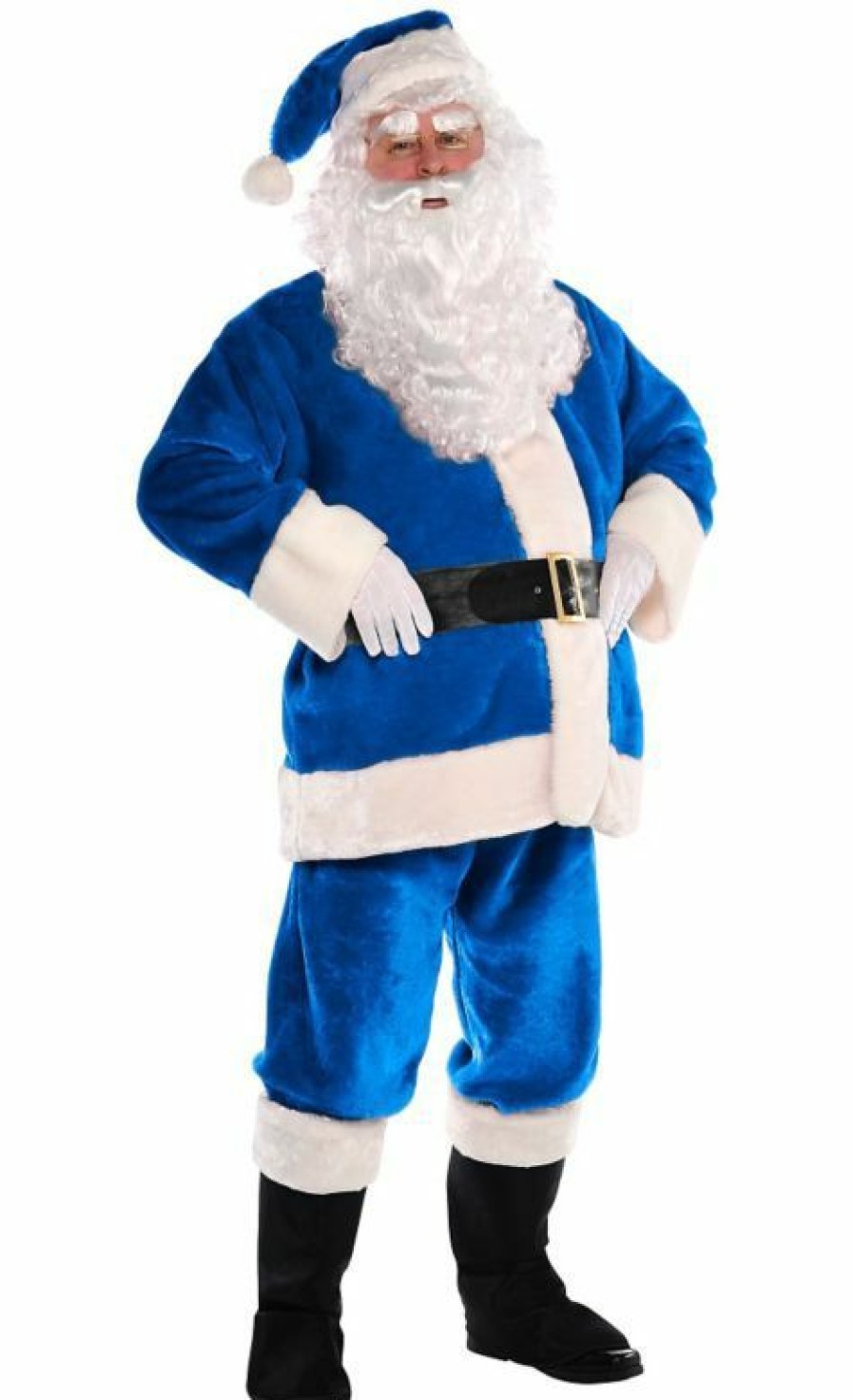 Christmas * | Halco Blue Santa Claus Suit Christmas Accessories