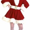 Christmas * | Halco Velvet Perky Pixie Costume Mrs. Claus Costumes