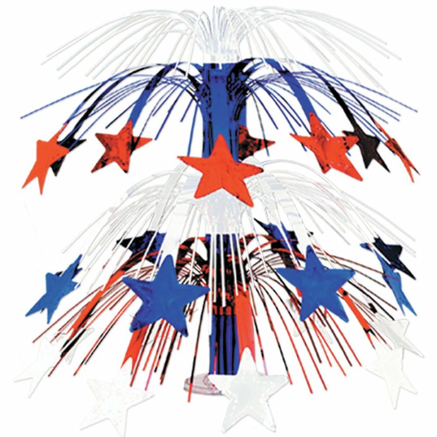 4Th Of July * | Beistle 4Th Of July Star Centerpiece Cascade Decor