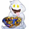 Halloween * | Rubies Ghost- Licensed Candy Bowl Holder