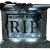 Halloween * | Fun World Tombstone 22 Pedestal W/Rose Cemetery