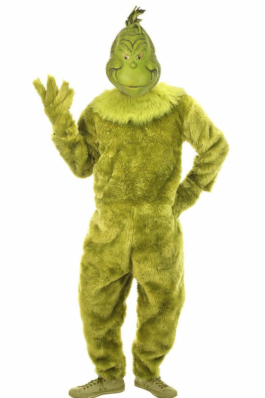 Christmas * | Elope Dr. Seuss' The Grinch Deluxe Jumpsuit Adult Costume