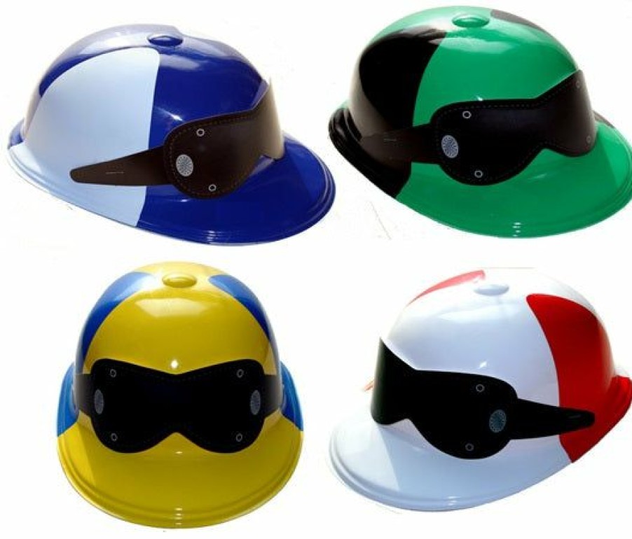 Derby * | Beistle Plastic Jockey Helmet (Assorted Colors) Apparel And Accessories